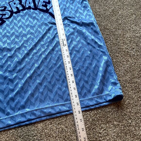 RARE VINTAGE 90S IFA DIADORA ISRAEL SOCCER JERSEY #10 BLUE COLLARED SIZE XL - Picture 9 of 10